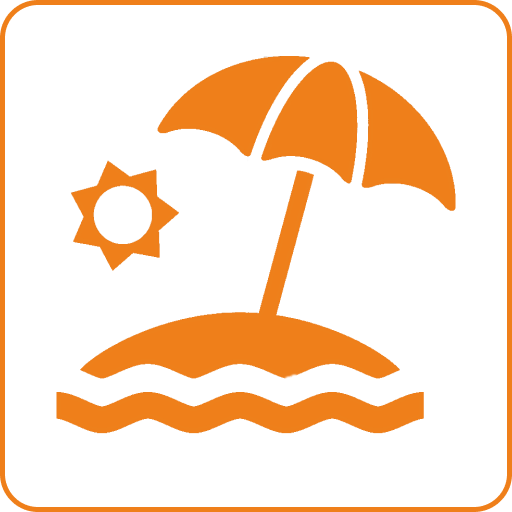 До пляжа 50 м